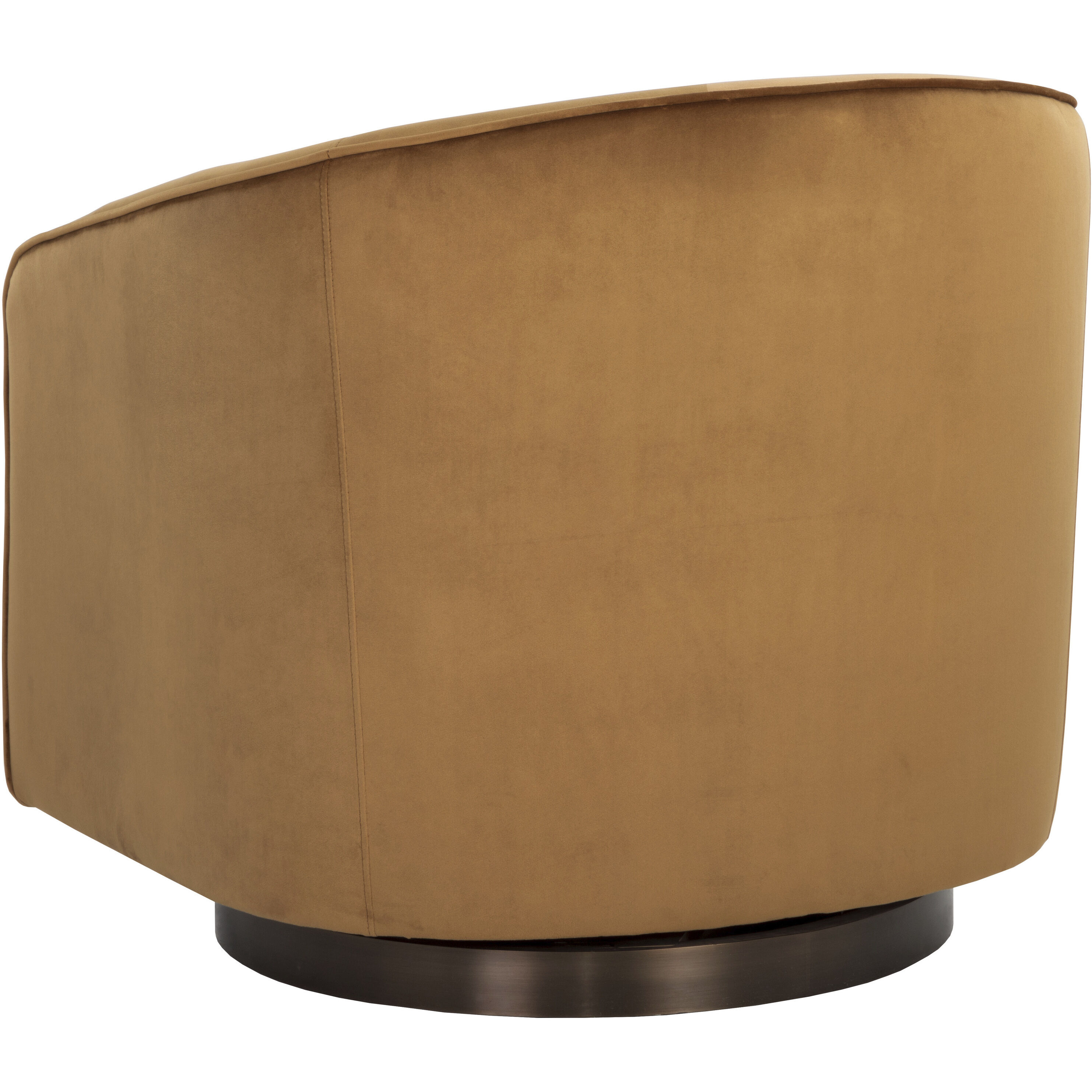 Hazel Dark Bronze / Gold Sky Swivel Lounge Chair, Swivel